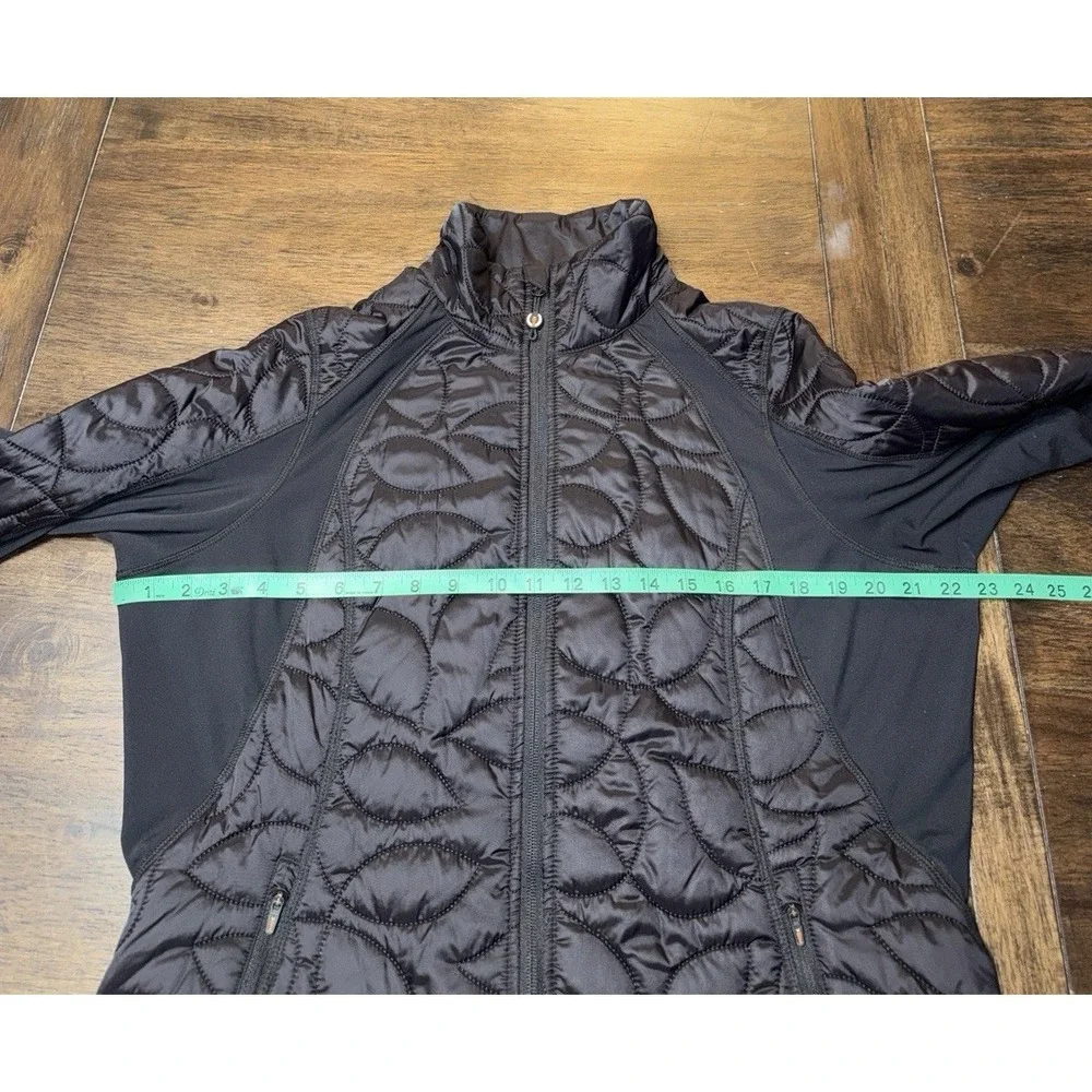 Kerrits Jacket Coat Puffer Quilted Women's L Black Horseback Riding Equestrian - Picture 7 of 9